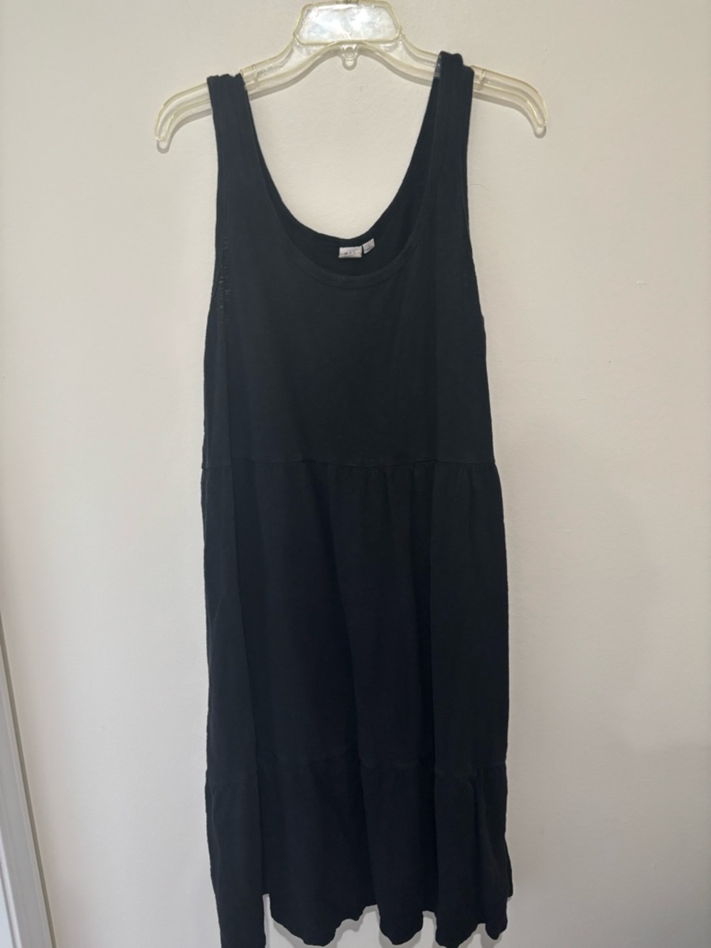 Black Sleeveless Tiered Dress - Gap